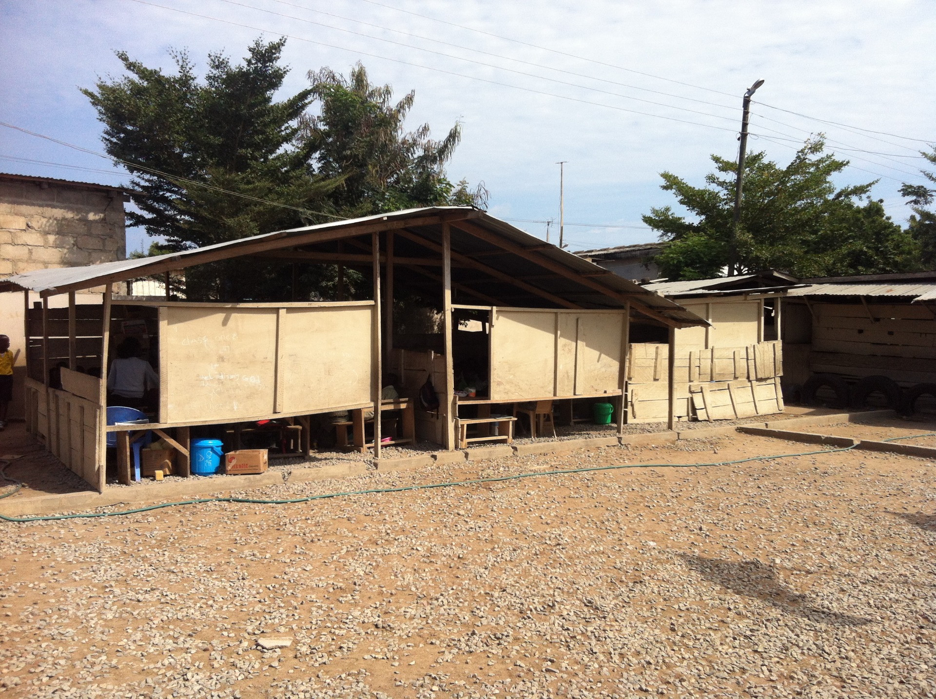 das frühere Schulgebäude der School of Wisdom Complex